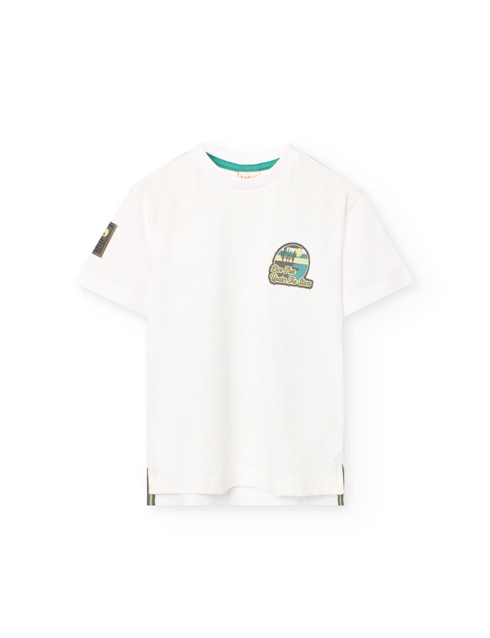 Maglietta RAGAZZO Boboli - 501062 Bianco QUIQUOQUABOUTIQUE.COM