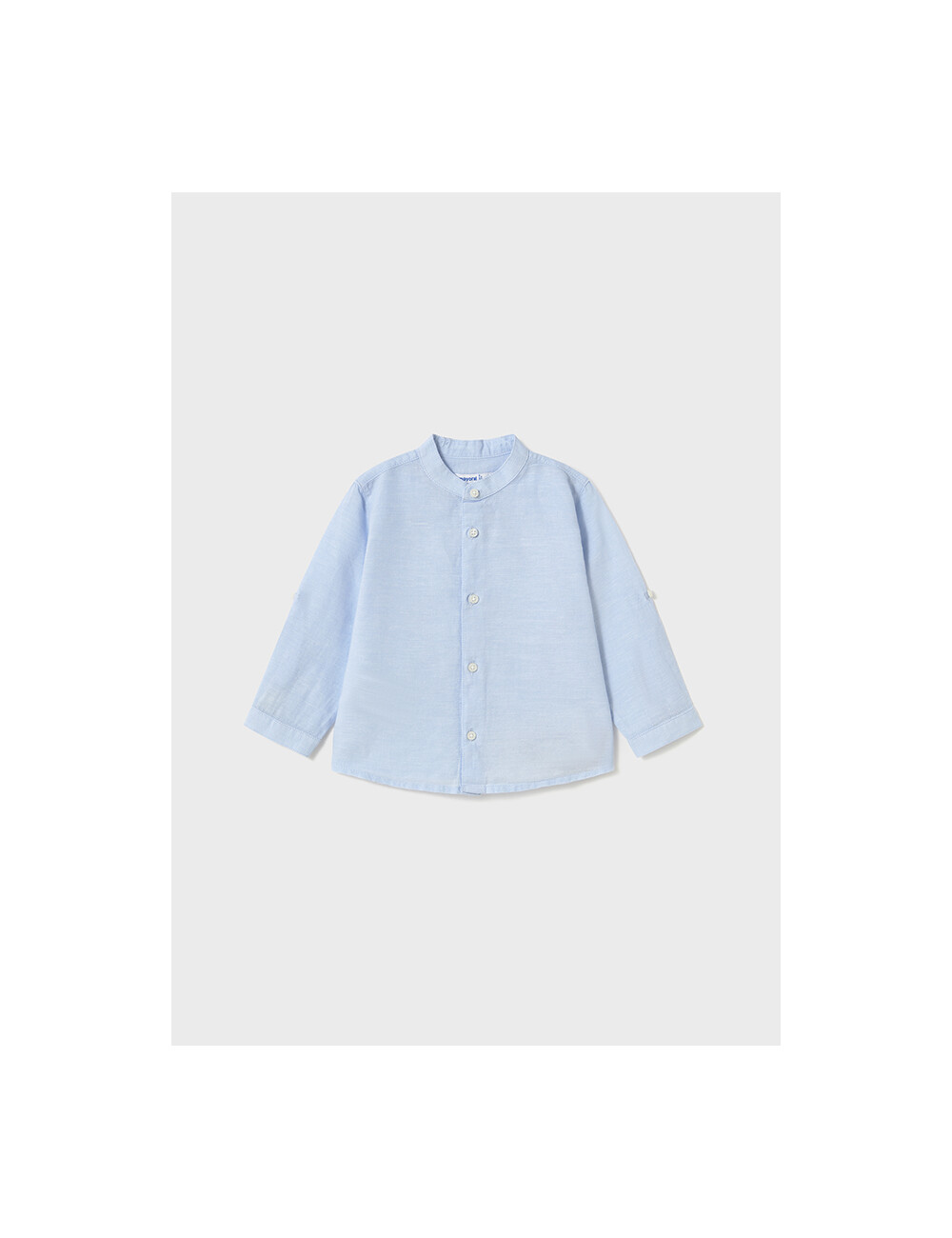 Camicia  NEONATO Mayoral - 01115 Ghiaccio QUIQUOQUABOUTIQUE.COM
