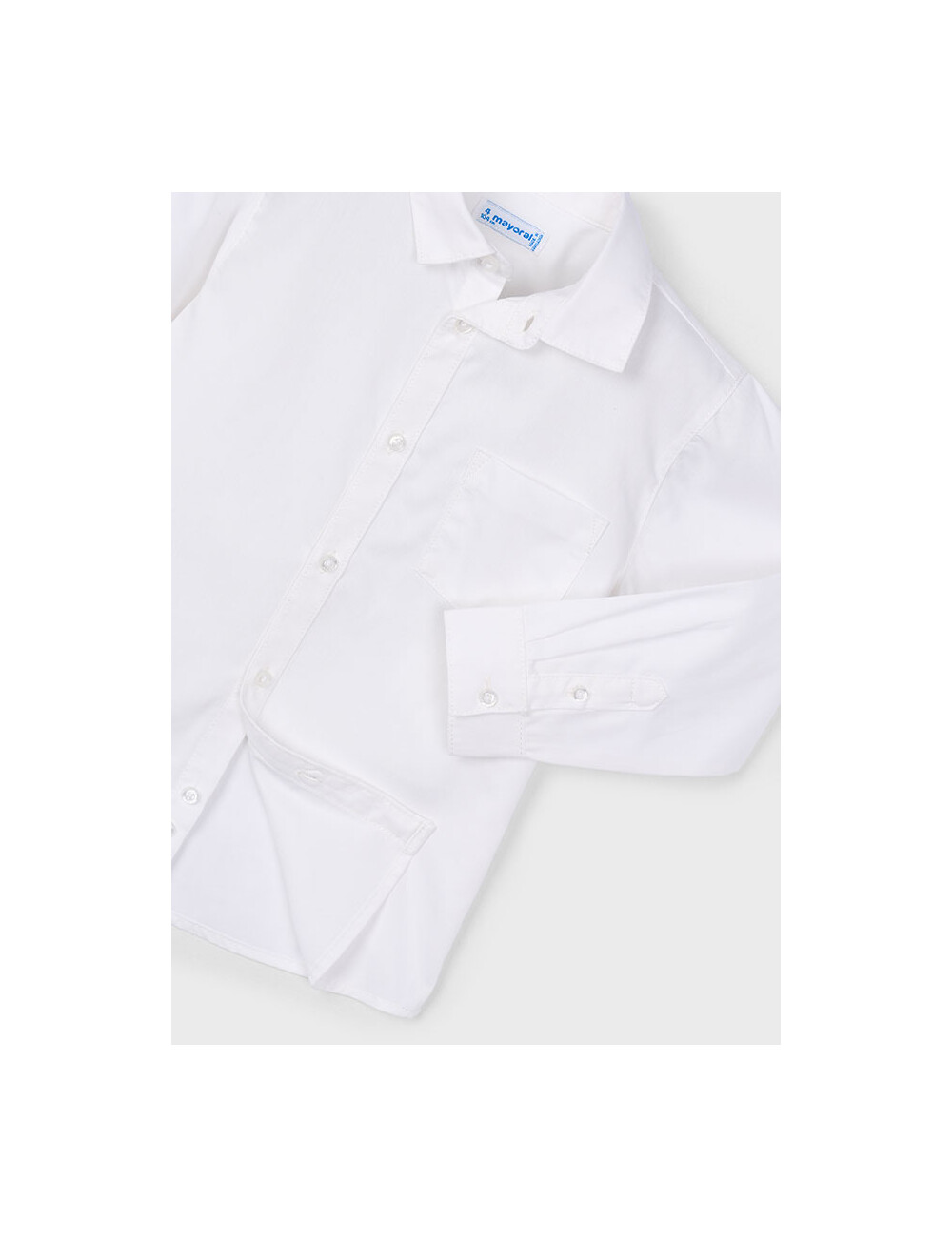 Camicia  BAMBINO Mayoral - 00146 Bianco QUIQUOQUABOUTIQUE.COM