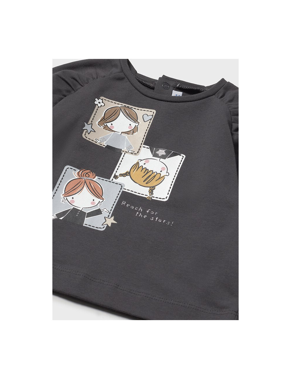 Maglietta NEONATO Mayoral - 02081 Grigio QUIQUOQUABOUTIQUE.COM