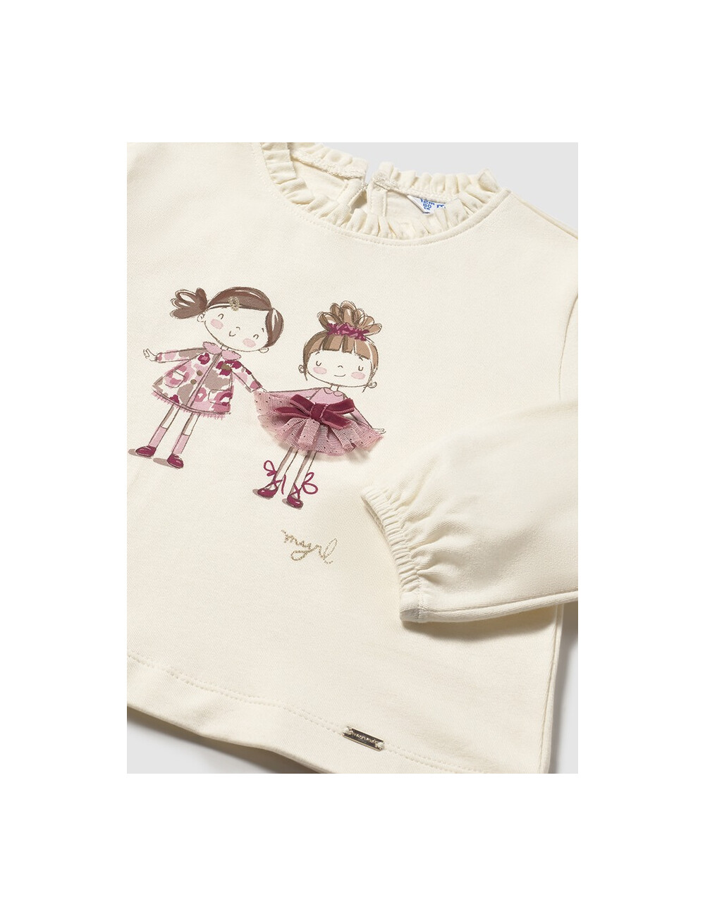 Maglietta NEONATO Mayoral - 02075 Marrone QUIQUOQUABOUTIQUE.COM