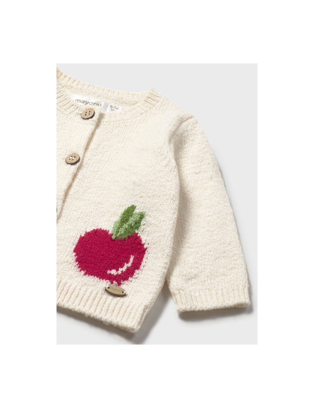Cardigan NEONATO New Born - 02332 Panna QUIQUOQUABOUTIQUE.COM