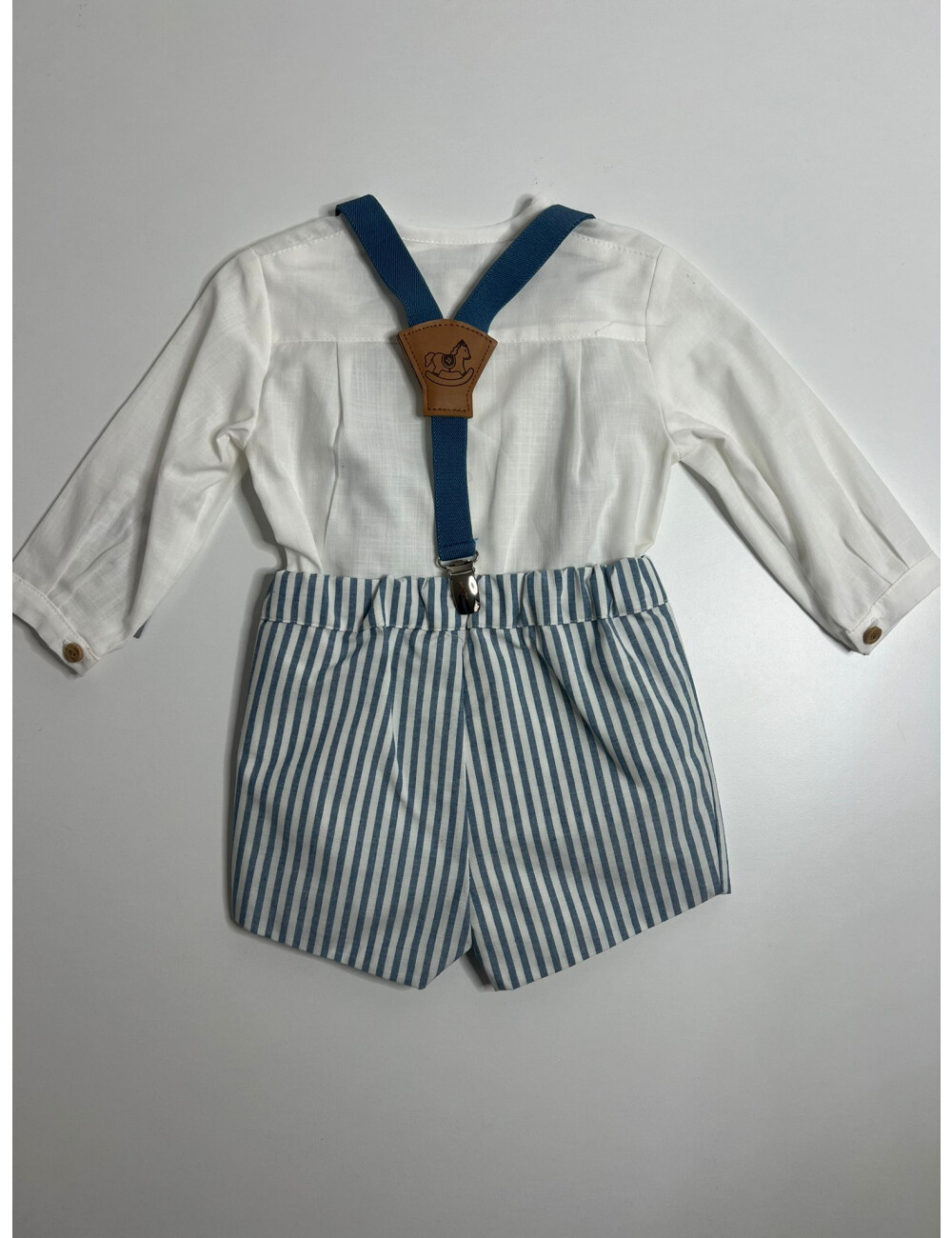 Completo NEONATO Yoedu - 0350 Azzurro QUIQUOQUABOUTIQUE.COM