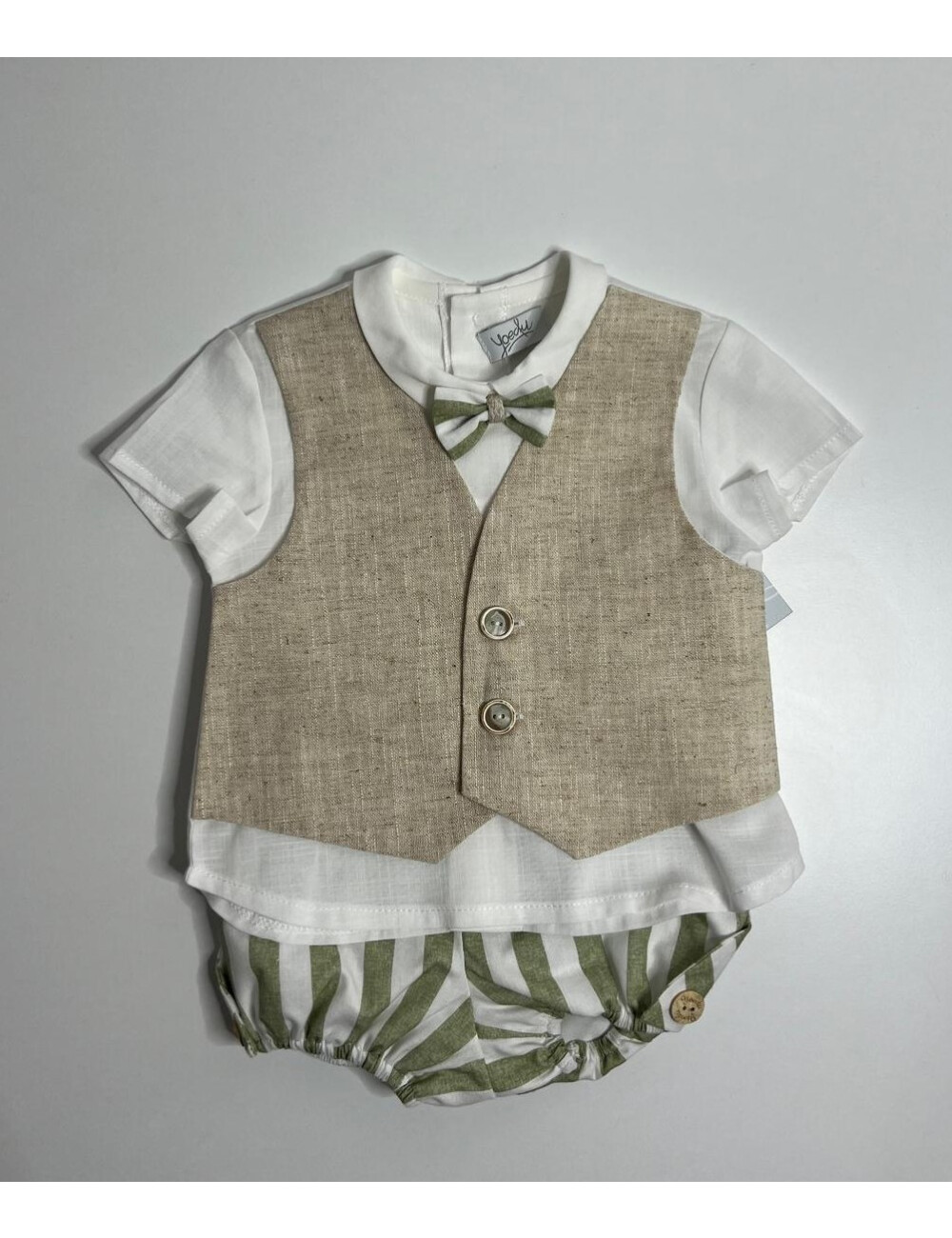 Completo NEONATO Yoedu - 0010 Verde QUIQUOQUABOUTIQUE.COM